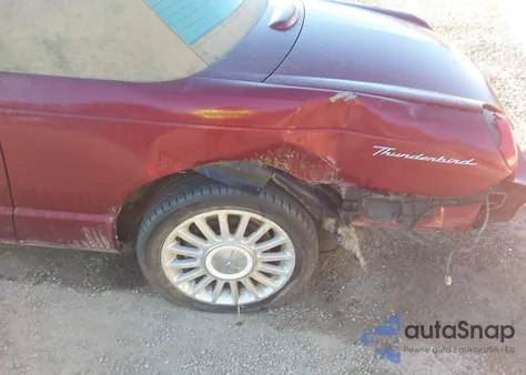 2004 Ford Thunderbird из США, поврежденный, VIN 1FAHP60A84Y106414